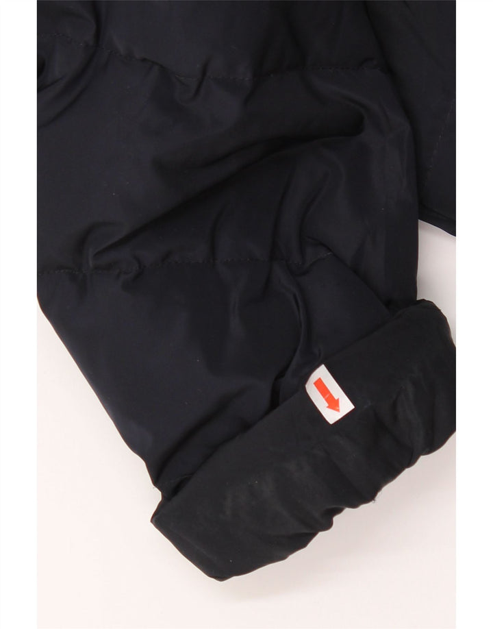 Casaco acolchoado com capuz para meninas Armani Junior 13-14 anos azul marinho poliéster