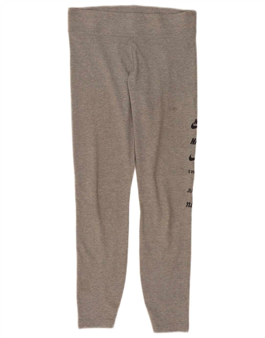 Leggings femininas Nike Graphic UK 14 grandes de algodão cinza