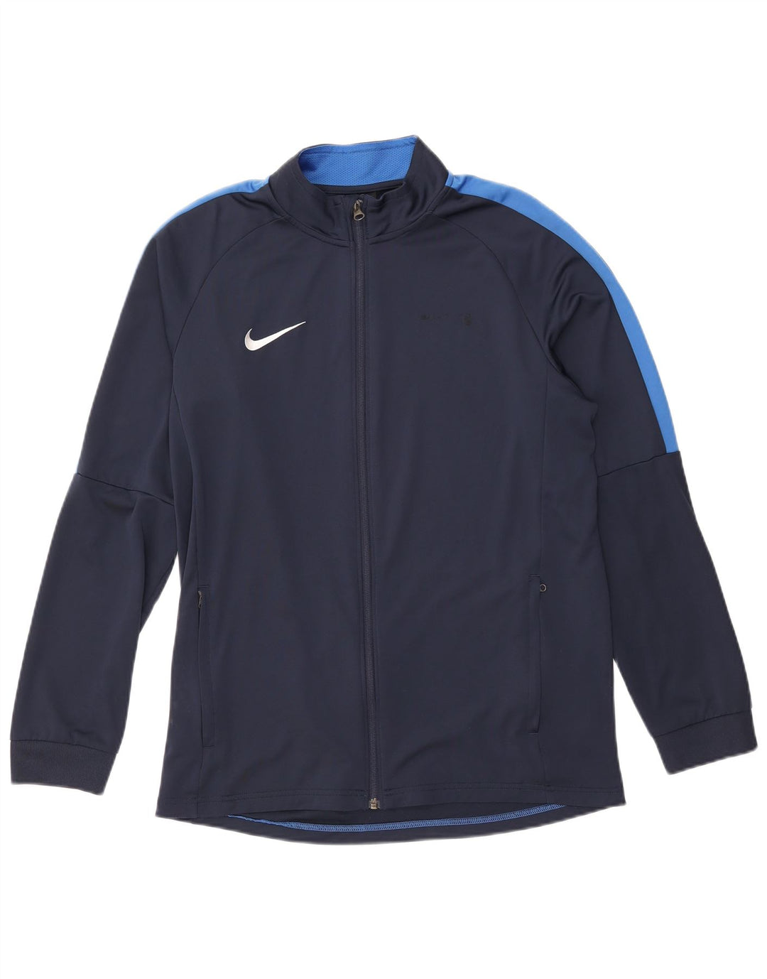 Jaqueta Nike Masculina Dri Fit Tracksuit Grande Bloco Colorido Azul Marinho