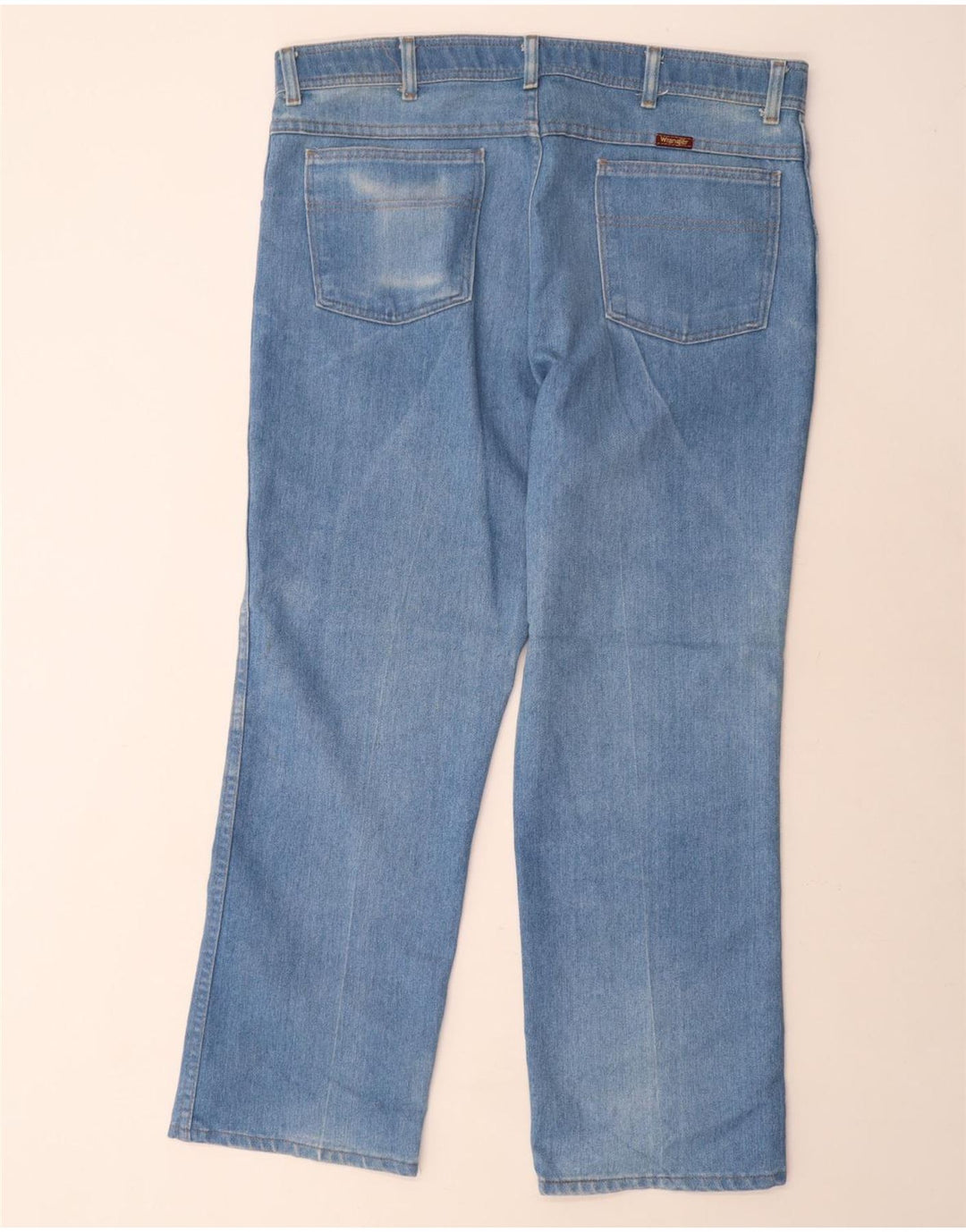 Calça jeans reta masculina WRANGLER regular fit W38 L29 azul poliéster