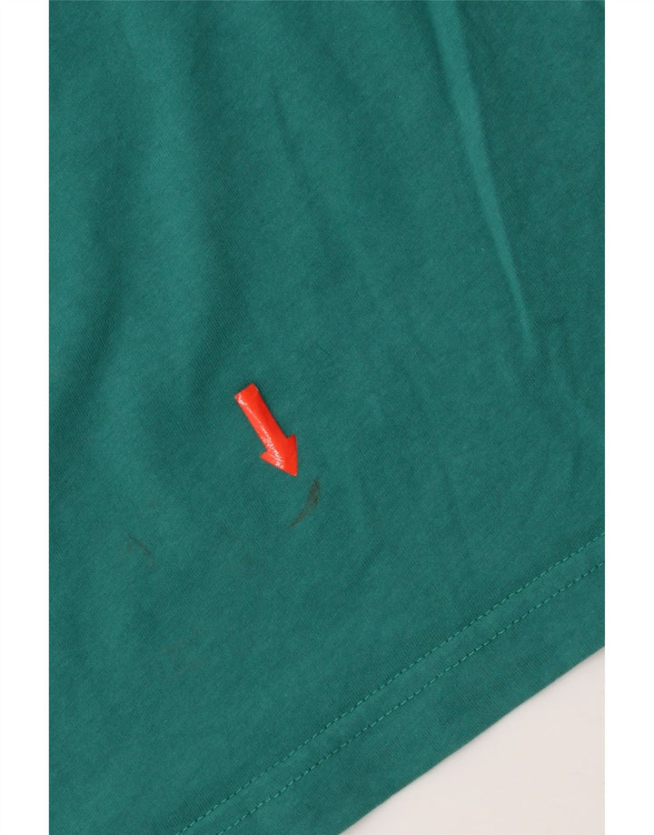 Camiseta masculina Crew Clothing Top algodão verde médio