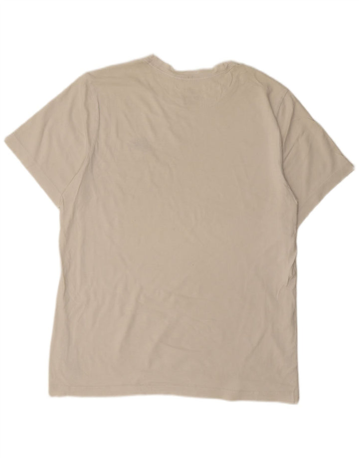 Camiseta masculina NIKE Top grande de algodão branco