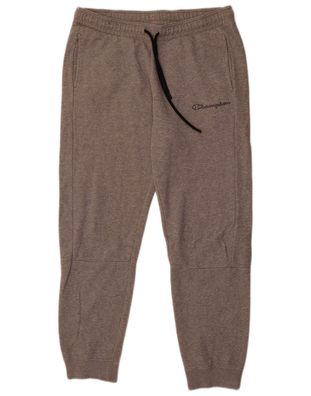 Calça de treino masculina Champion Joggers grande cinza manchado