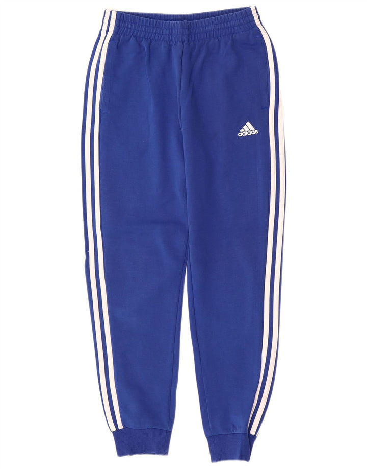 ADIDAS Meninos Calças de Treino Joggers 13-14 Anos Azul Algodão
