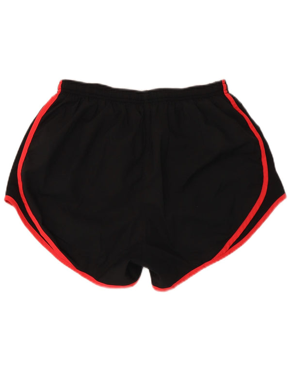 Shorts esportivos femininos Nike Dri Fit UK 8 pequenos pretos