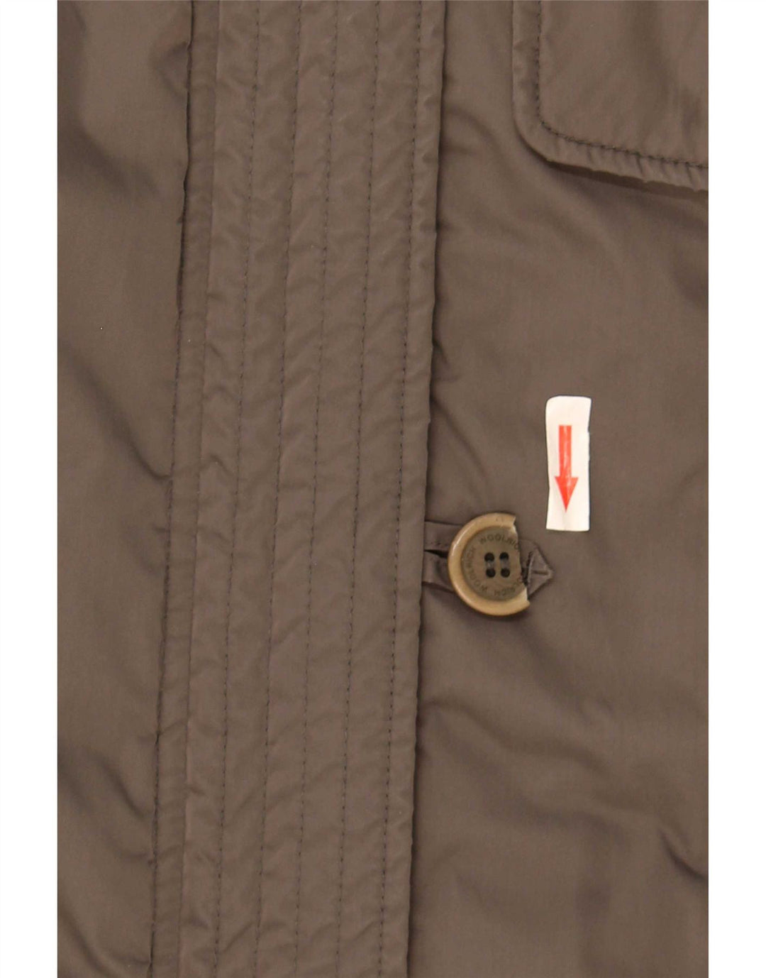 Sobretudo feminino Woolrich UK 16 grande cáqui