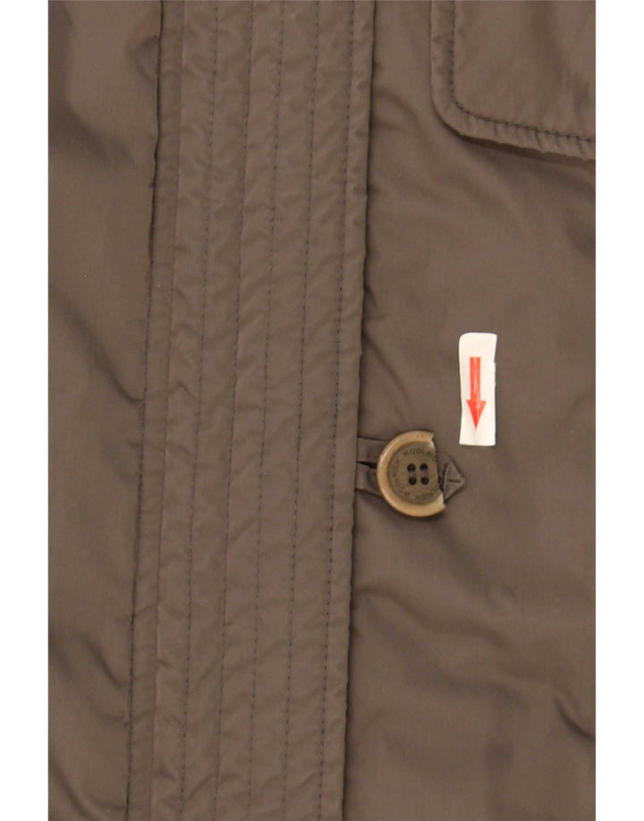 Sobretudo feminino Woolrich UK 16 grande cáqui