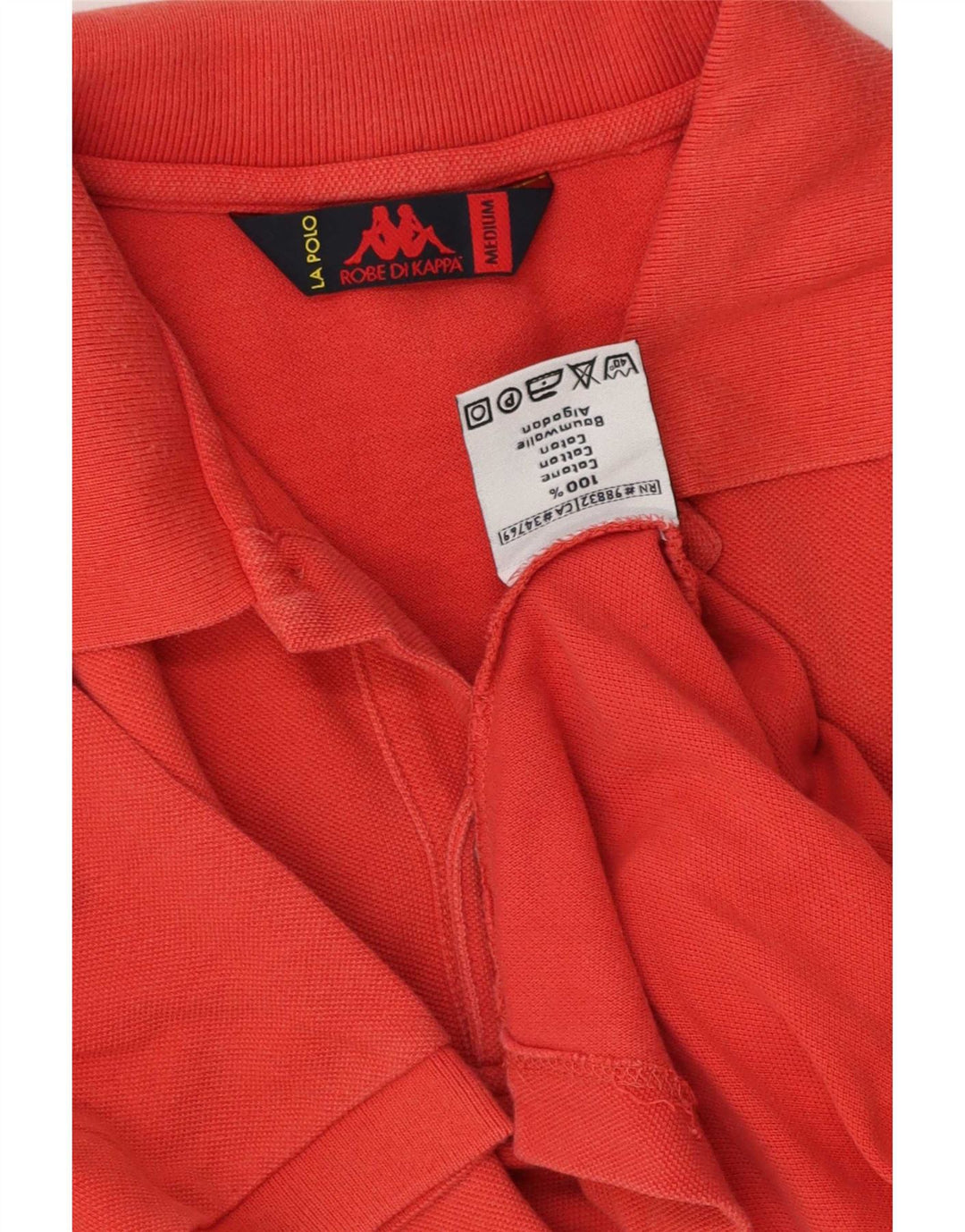 Camisa polo masculina Kappa médio algodão vermelho