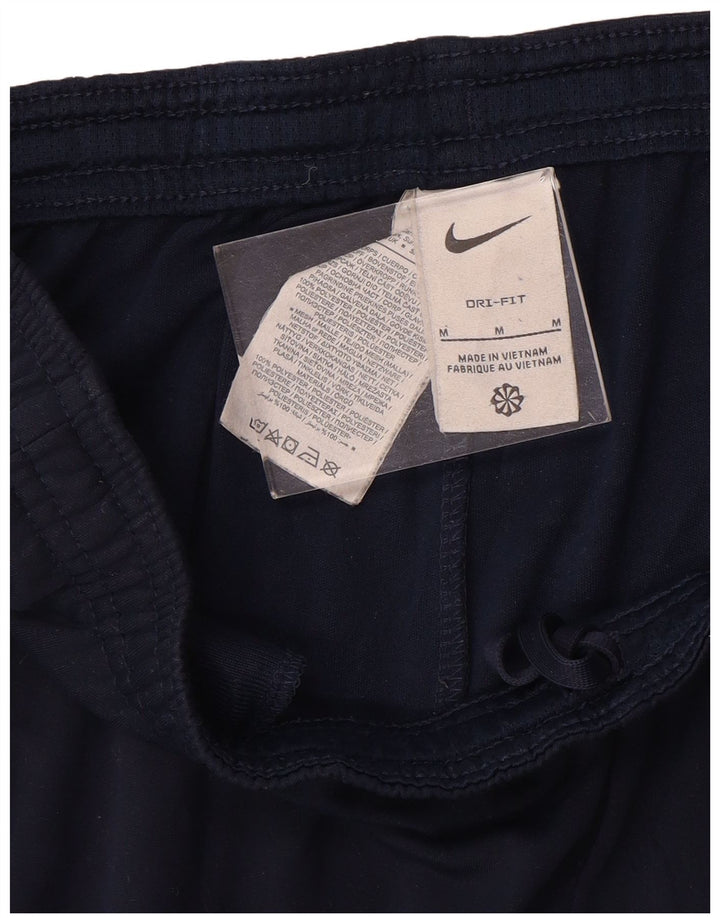 Calça de treino masculina Nike Dri Fit médio azul marinho poliéster