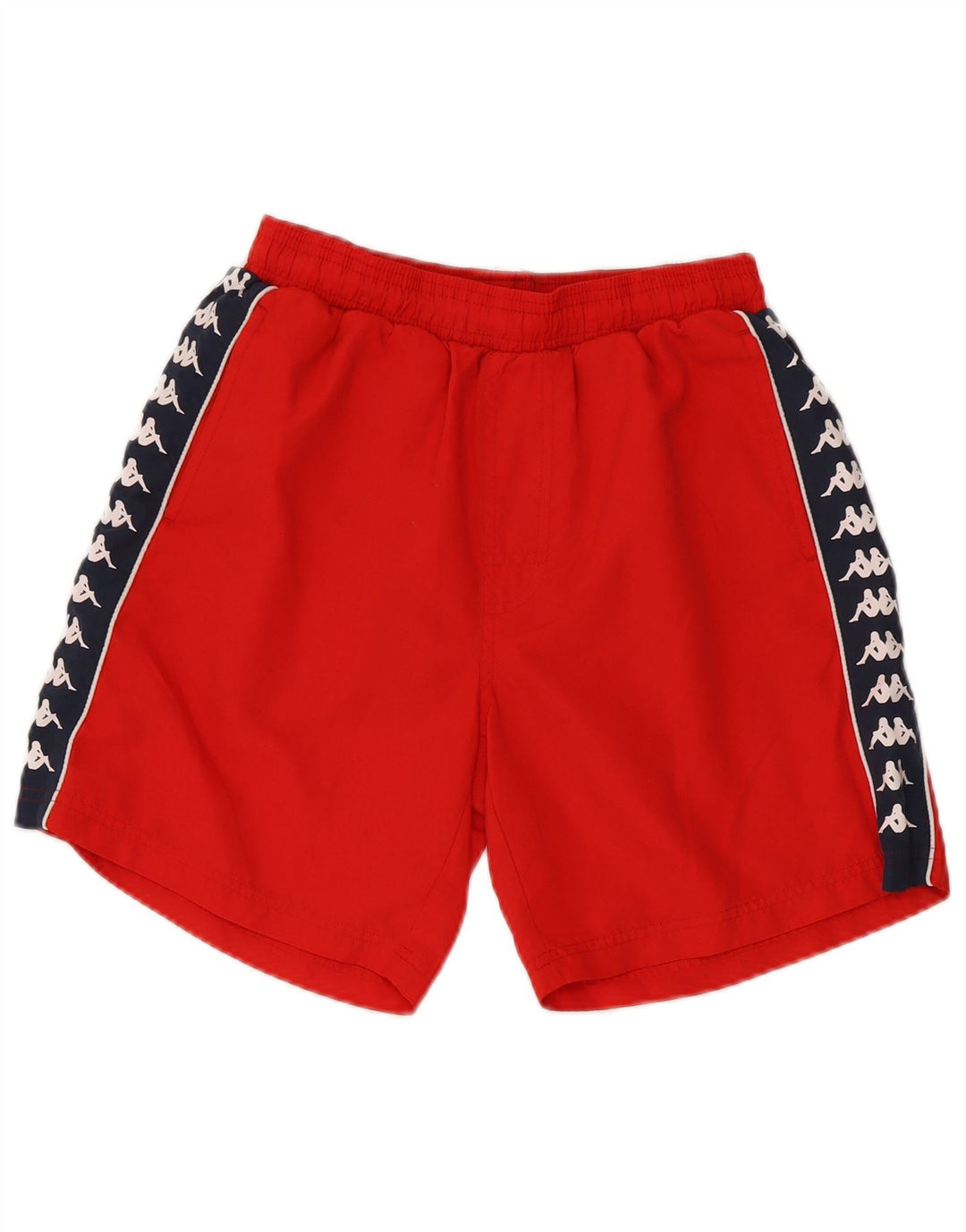 KAPPA Mens Graphic Sport Shorts Small  Red Colourblock Polyester