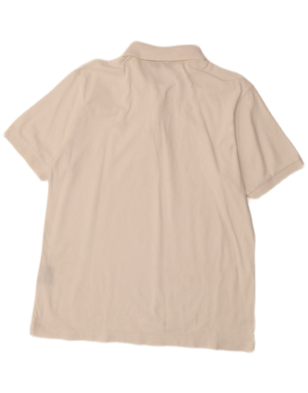 Camisa polo masculina KAPPA de algodão branco médio