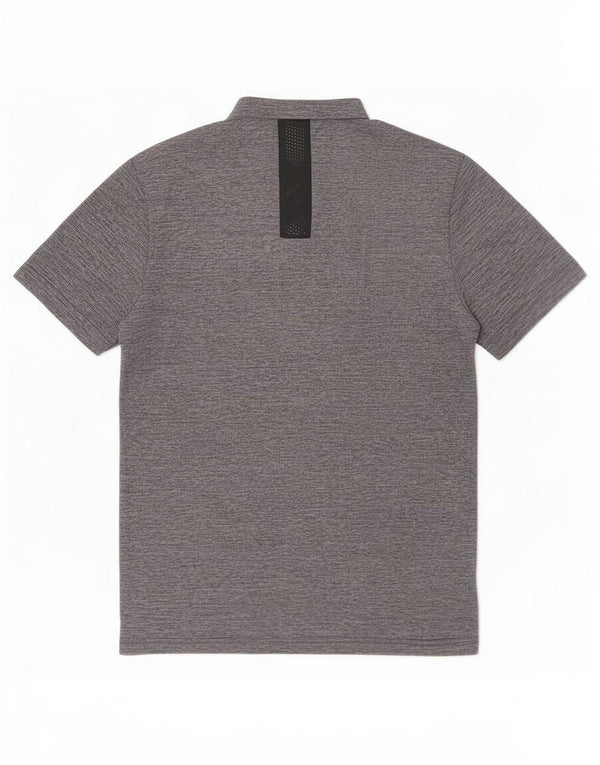 Camiseta Adidas Masculina Três Listras Top Pequeno Poliéster Salpicado Azul Marinho