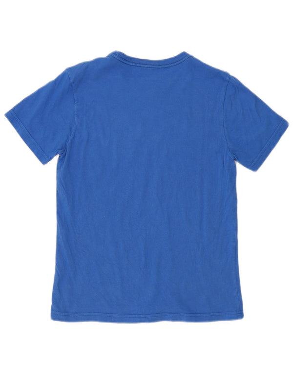Camiseta feminina estampada Quiksilver UK 14 grande azul
