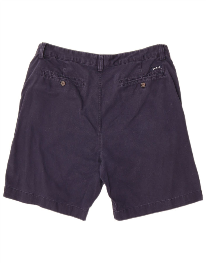 Shorts Chino Masculino CHAPS W34 Grande Algodão Azul Marinho
