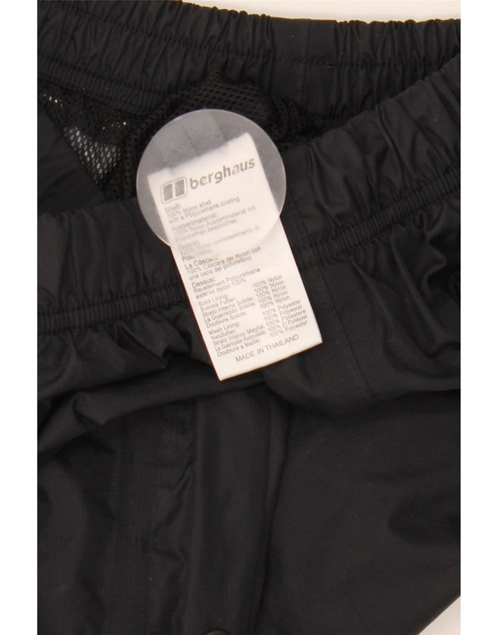Calça de treino feminina BERGHAUS UK 12 médio preto nylon