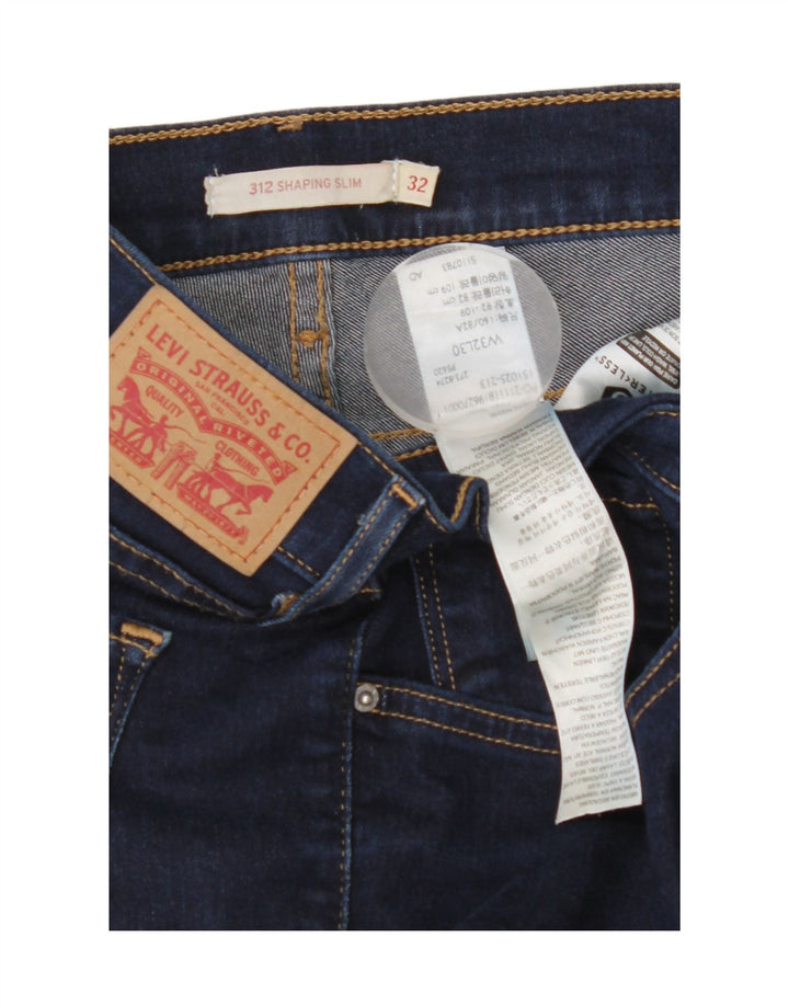 Calça jeans feminina Levi's 312 Shaping Slim W32 L30 azul algodão