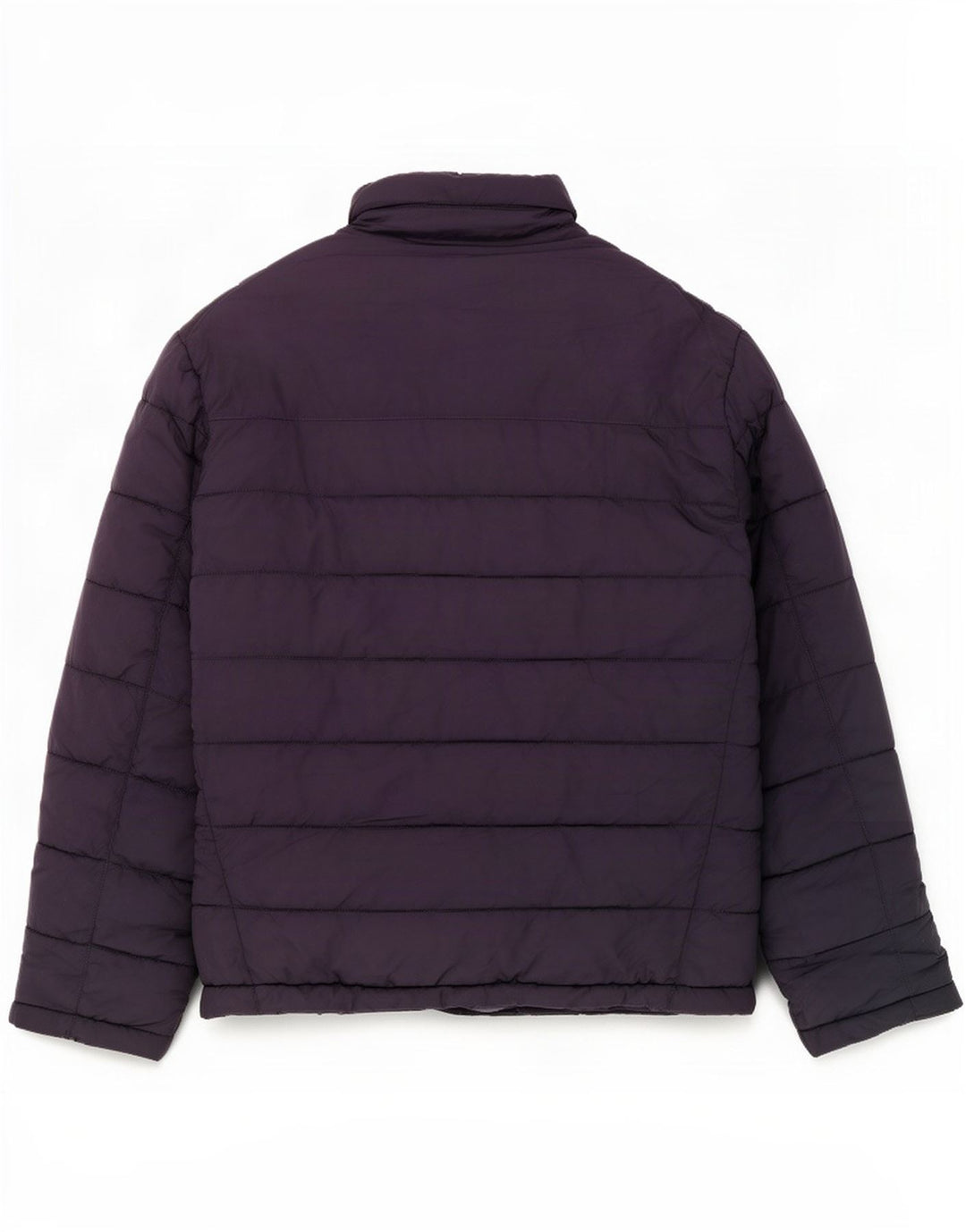 Jaqueta acolchoada com capuz masculina Zara UK 42 XL azul marinho