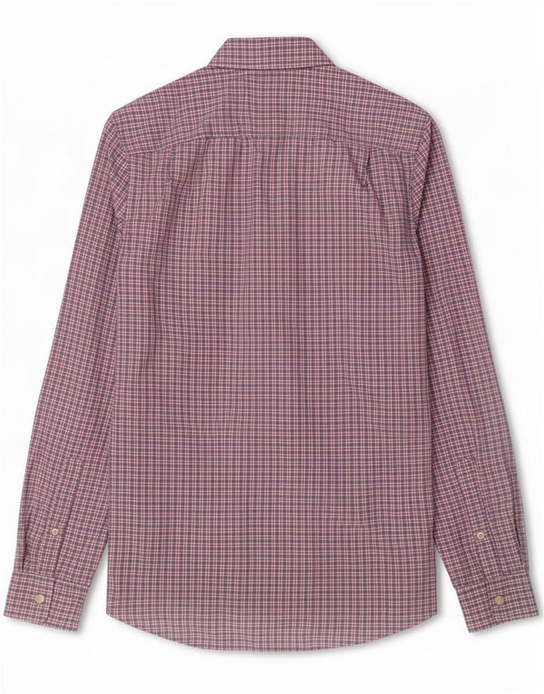 Camisa masculina Jack Wills XS azul marinho algodão guingão
