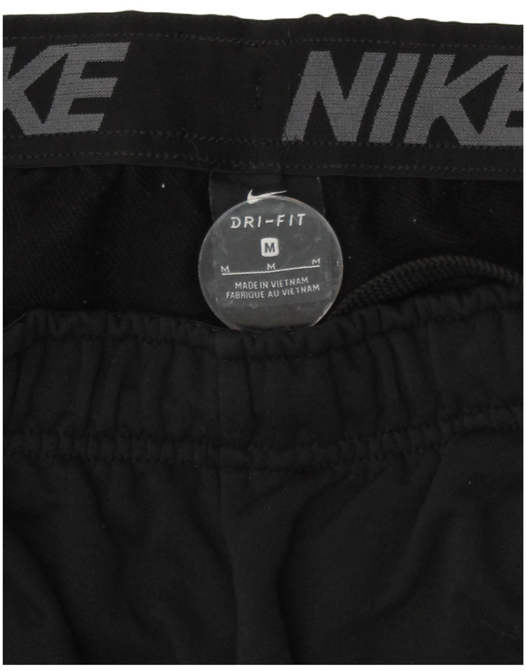 Calça de treino masculina Nike joggers médio preto poliéster esportivo