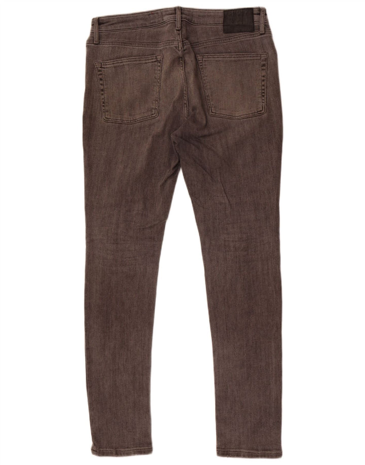 Jeans skinny masculino Superdry W36 L34 algodão cinza