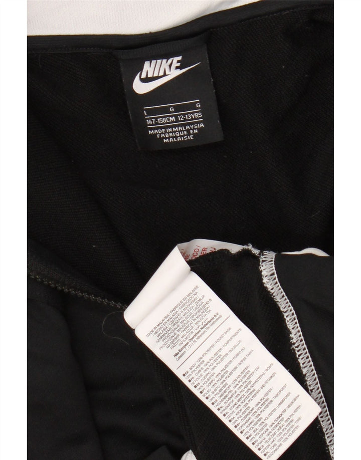 Jaqueta Nike Boys Tracksuit Top 12-13 anos grande bloco colorido preto