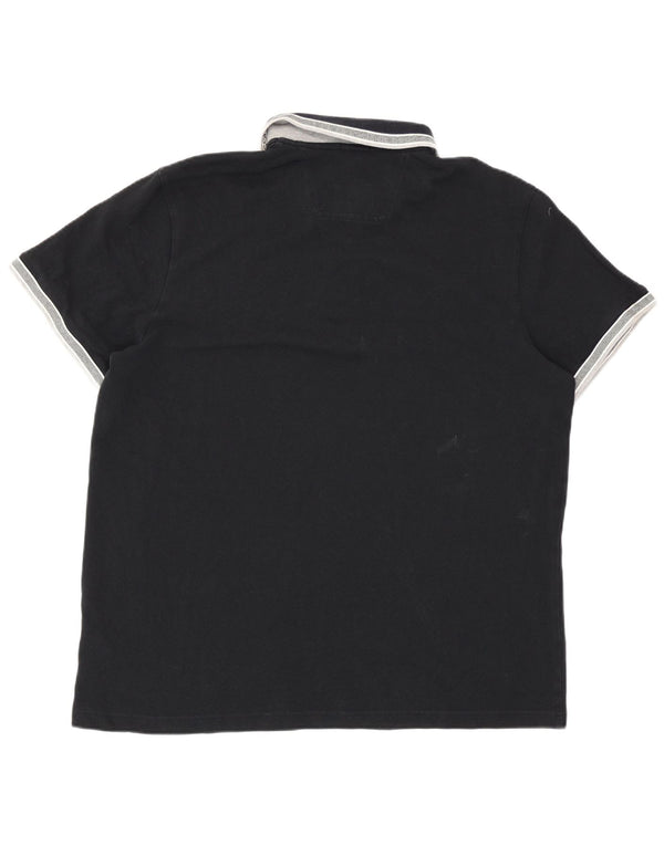 Camisa polo masculina Hugo Boss 3XL algodão preto