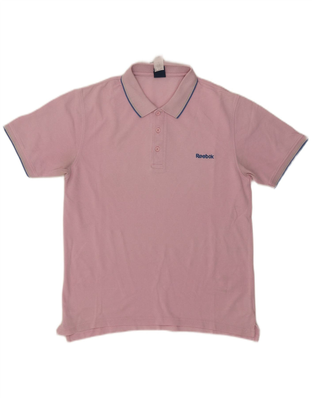 Camisa polo masculina Reebok médio algodão rosa