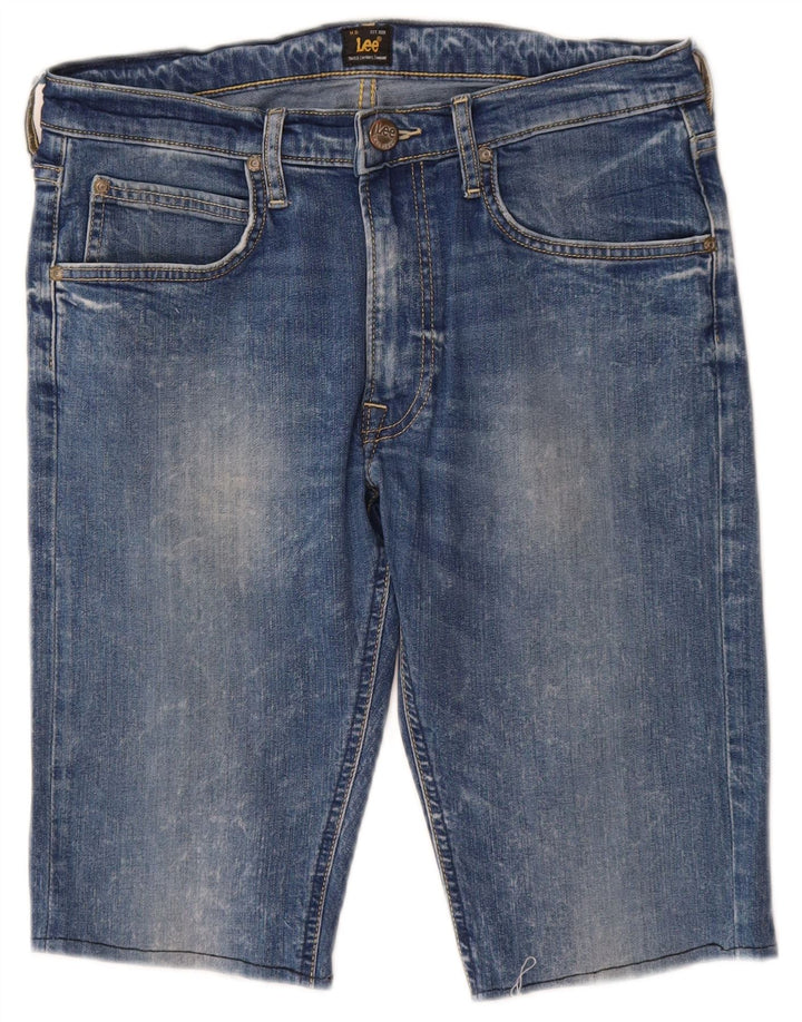 Shorts jeans masculino Lee W31 algodão azul médio