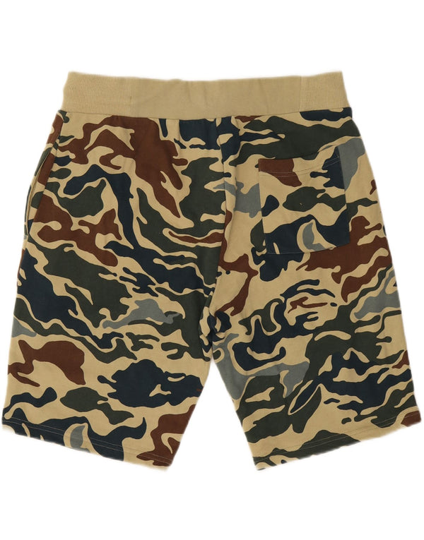 Shorts esportivos masculinos Superdry XL algodão camuflado multicolorido