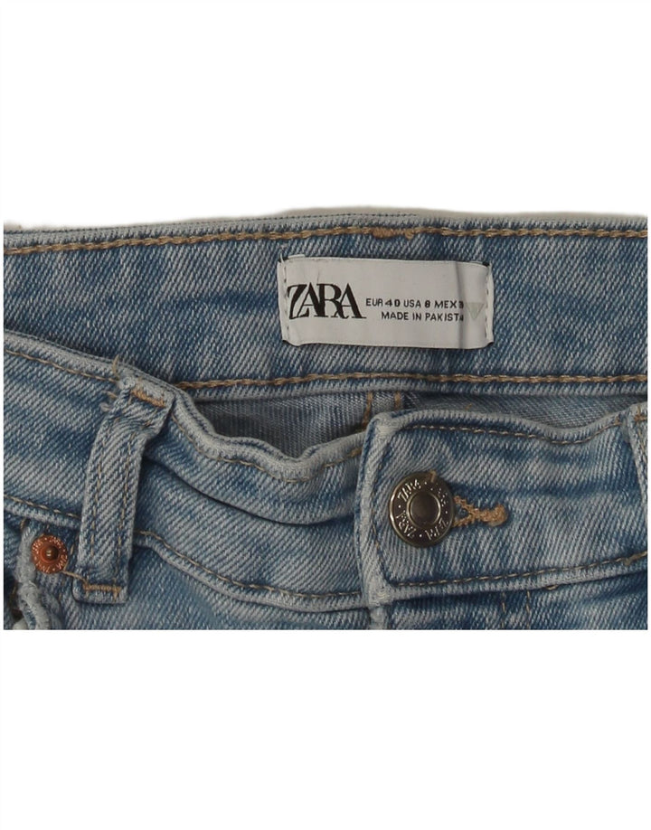 ZARA Jeans Skinny Feminino EU 40 Médio W30 L29 Azul