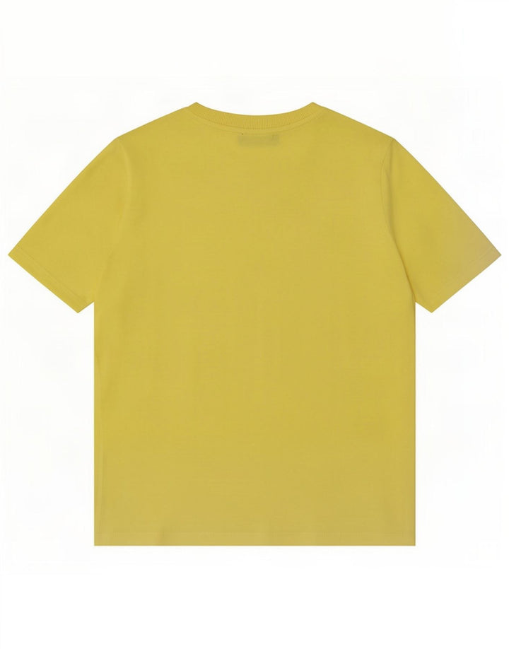 Zara Camiseta Feminina Top UK 14 Médio Amarelo