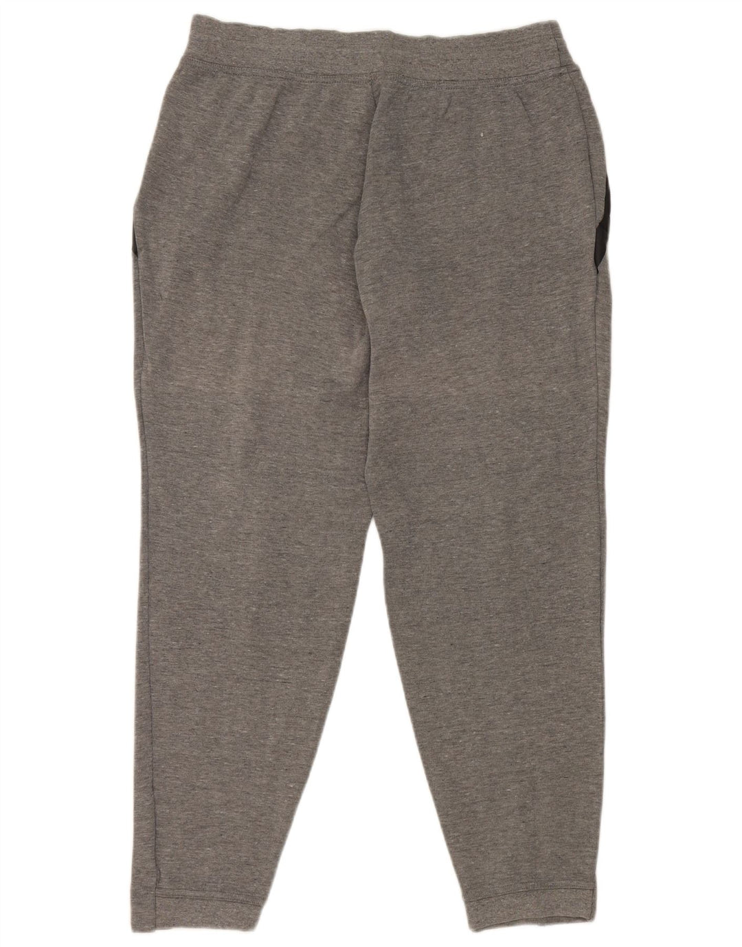 Calça de treino masculina Nike Joggers grande cinza colorblock algodão