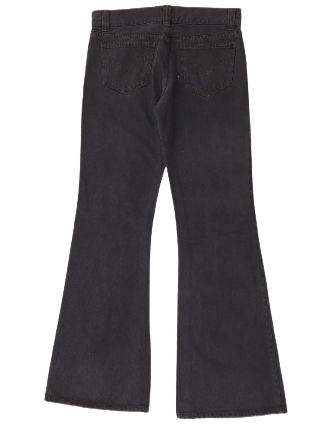 Energie Calça jeans feminina larga W33 L35 algodão azul marinho