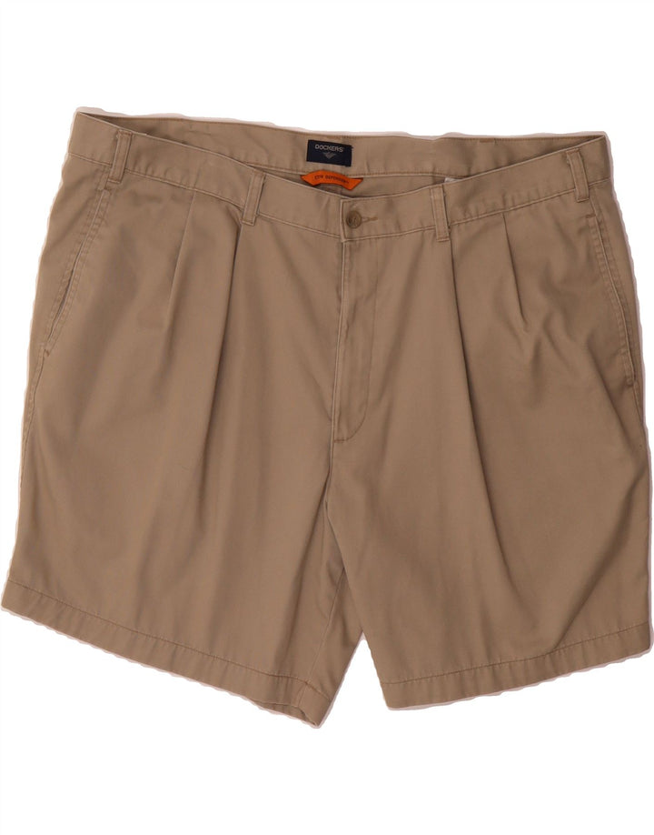 DOCKERS Mens Pegged Chino Shorts W44 2XL Beige Cotton Vintage Dockers and Second-Hand Dockers from Messina Hembry 