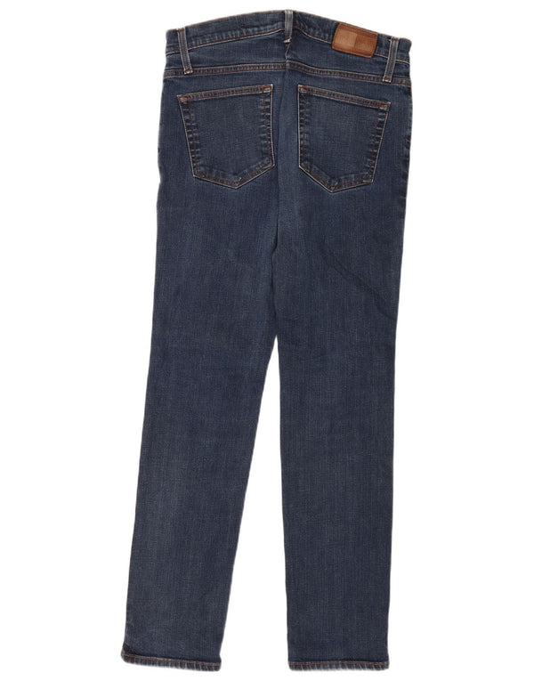 Tommy Hilfiger Masculino Slim Jeans W32 L31 Azul Algodão
