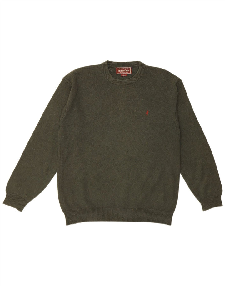 Suéter masculino Marlboro Classics com gola redonda 2XL cáqui
