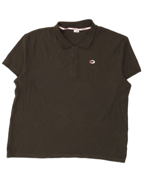 Camisa polo masculina Kangaroos 3XL algodão cáqui