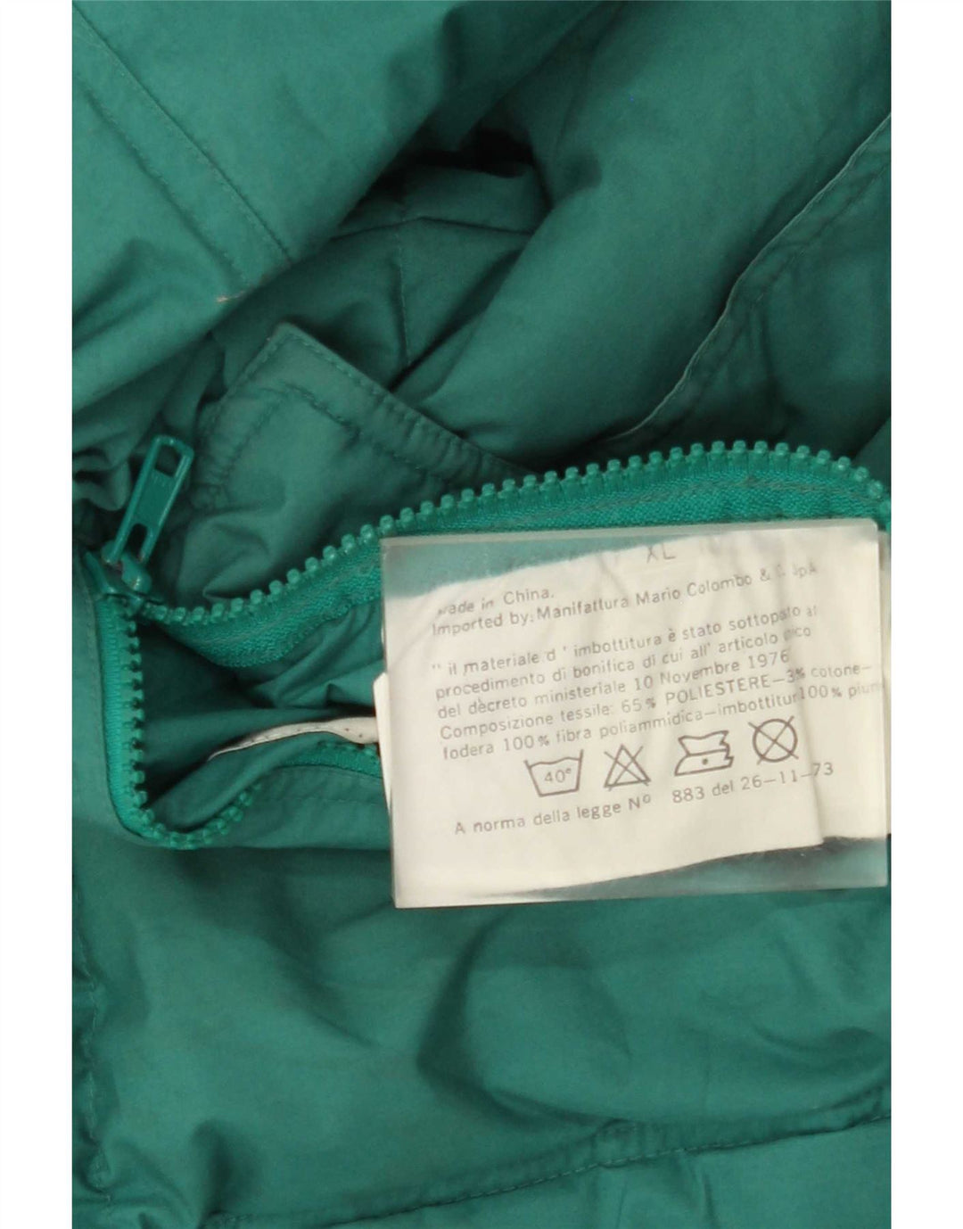 Jaqueta acolchoada reversível masculina vintage UK 42 XL Colorblock multicolorido