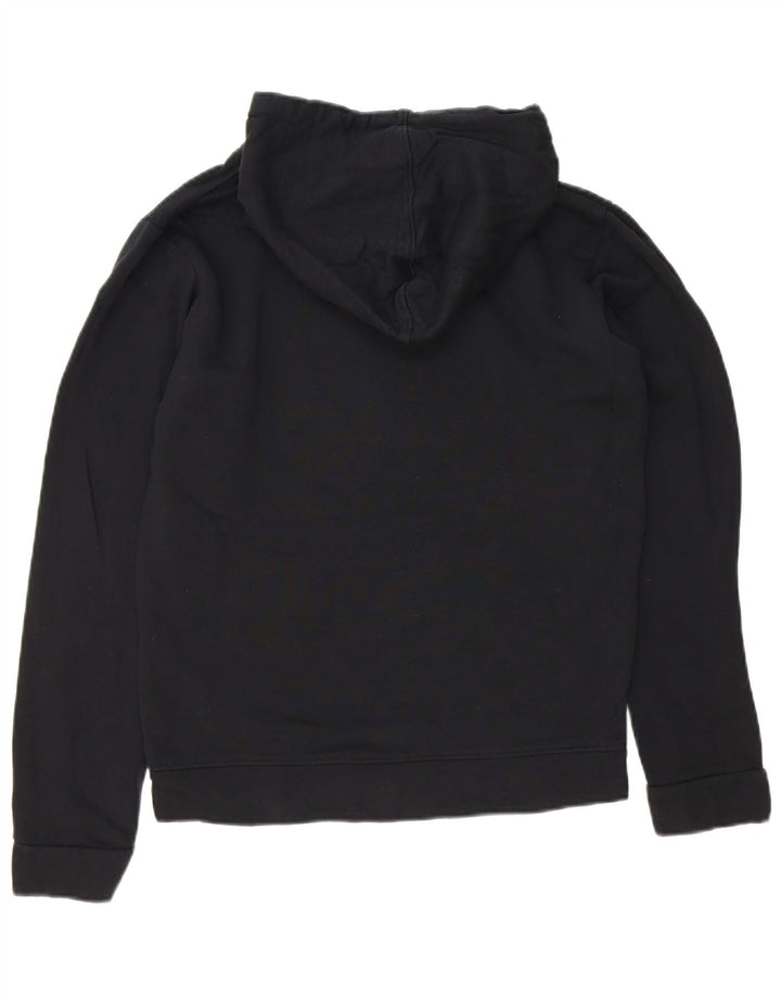 CHAMPION Suéter masculino com capuz gráfico pequeno algodão preto