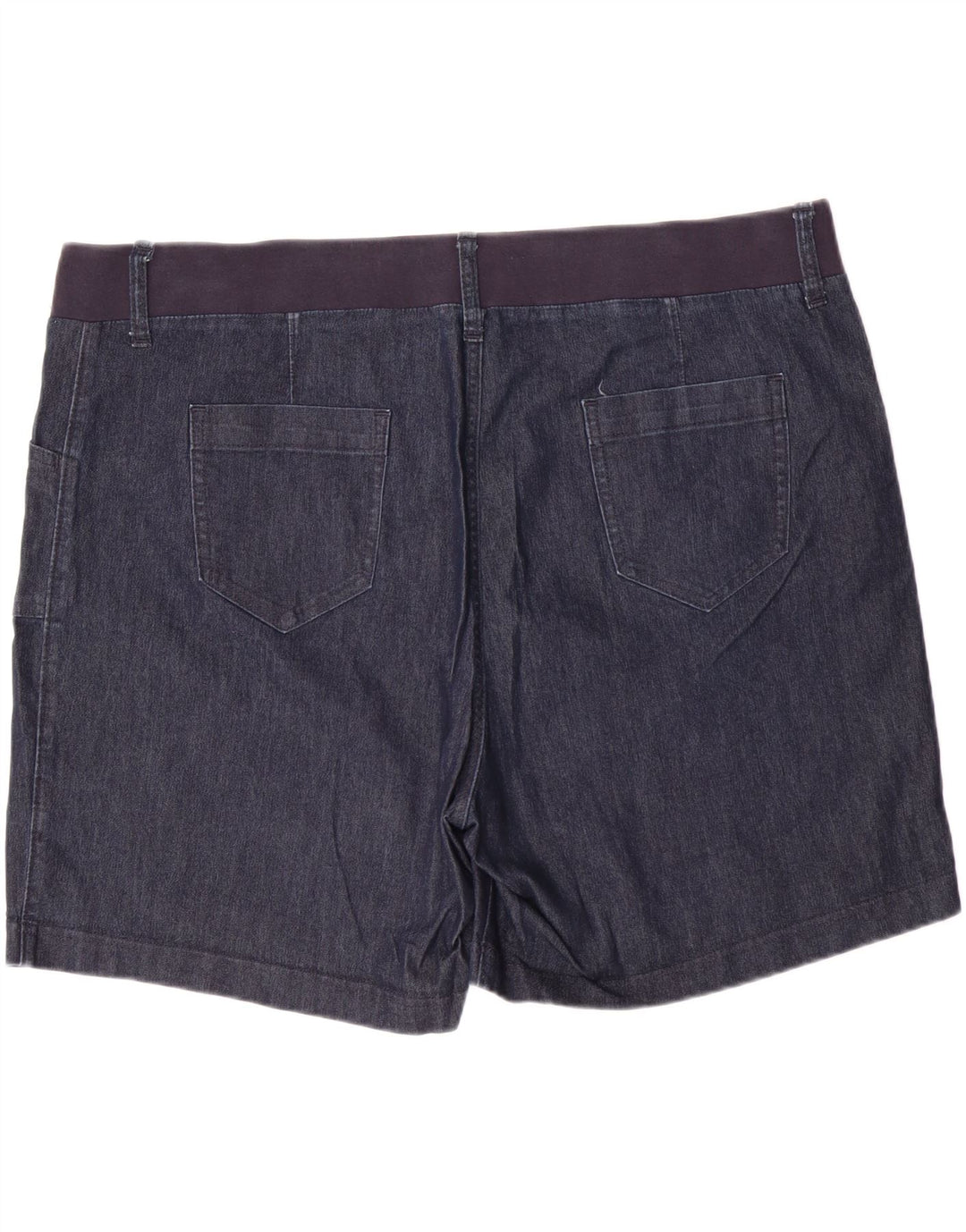 Shorts jeans feminino LEE Riders cintura média EUA 22 2XL W44 L7 algodão azul marinho