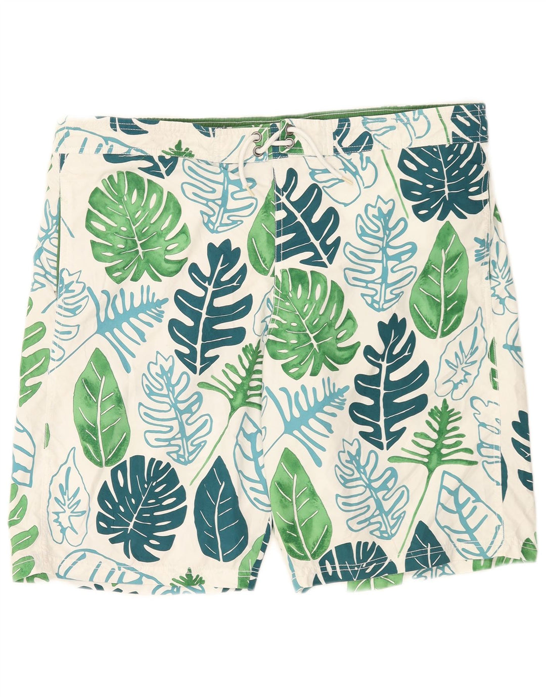 Shorts de natação masculino Marks & Spencer Blue Harbor 2XL branco floral