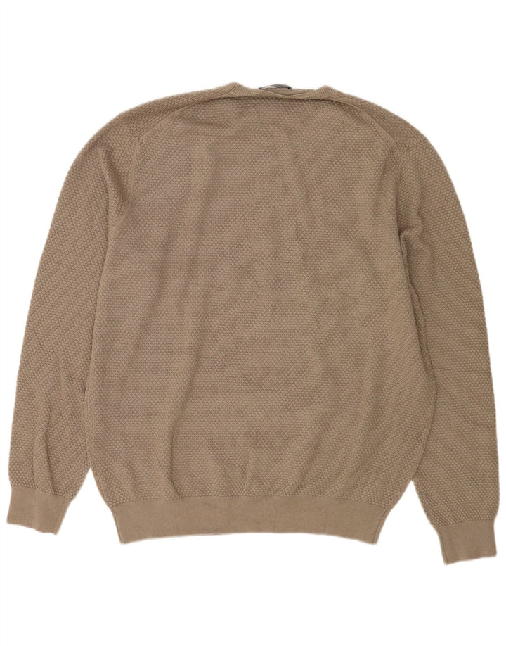 Suéter masculino Massimo Dutti com gola redonda XL bege
