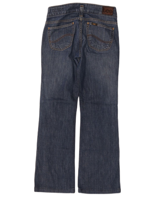 Lee Womens Leola Bootcut Jeans W26 L28 Azul Algodão