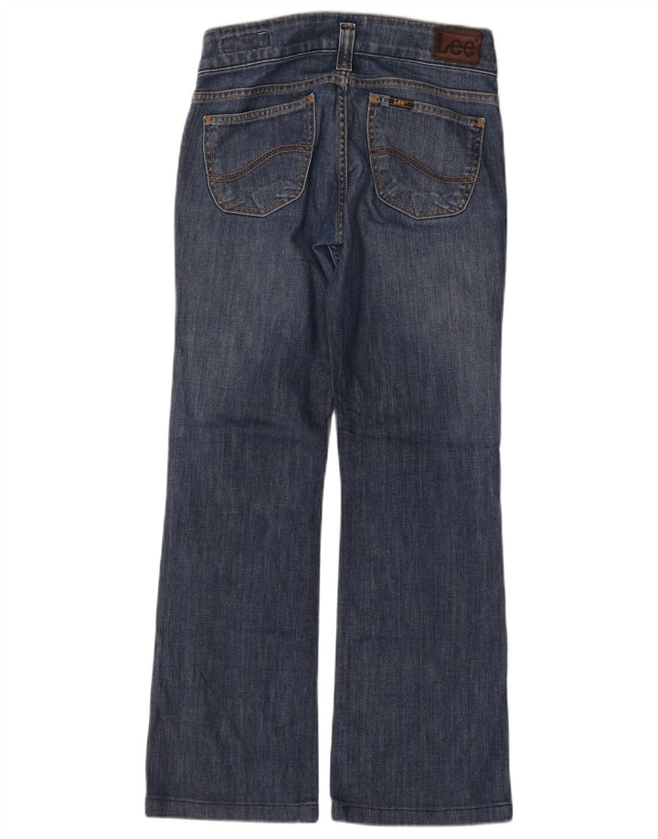 Lee Womens Leola Bootcut Jeans W26 L28 Azul Algodão