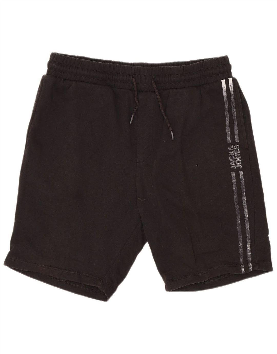 Shorts esportivos masculinos Jack & Jones grandes de algodão preto