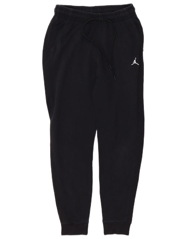 Calça de treino masculina Jordan Joggers pequeno algodão preto