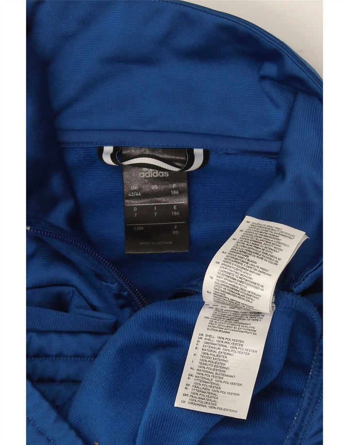 Adidas Mens Tracksuit Top Jacket UK 42/44 Grande Azul Poliéster