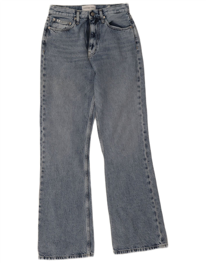Calvin Klein Masculino Bootcut Jeans W30 L33 Azul Algodão