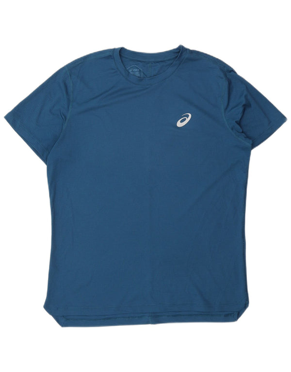 Camiseta masculina Asics Top médio azul marinho