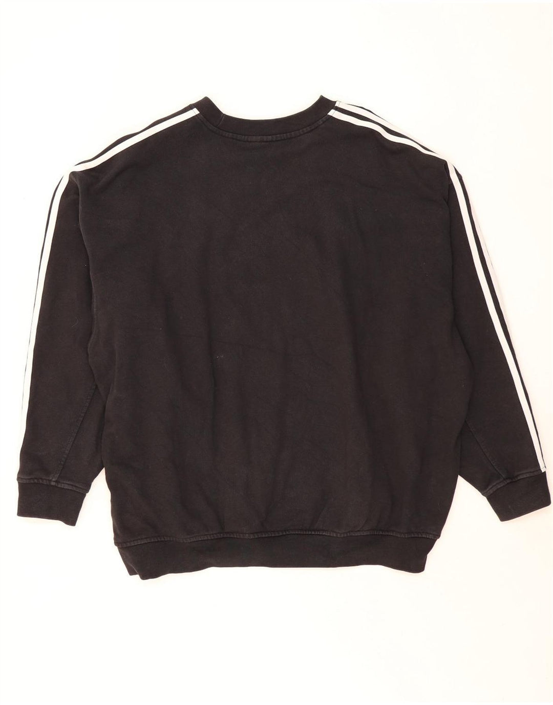 Adidas Mulher Oversized Sweatshirt Jumper UK 22 3XL Preto